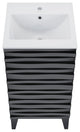 Cascade 18" Bathroom Vanity, Black