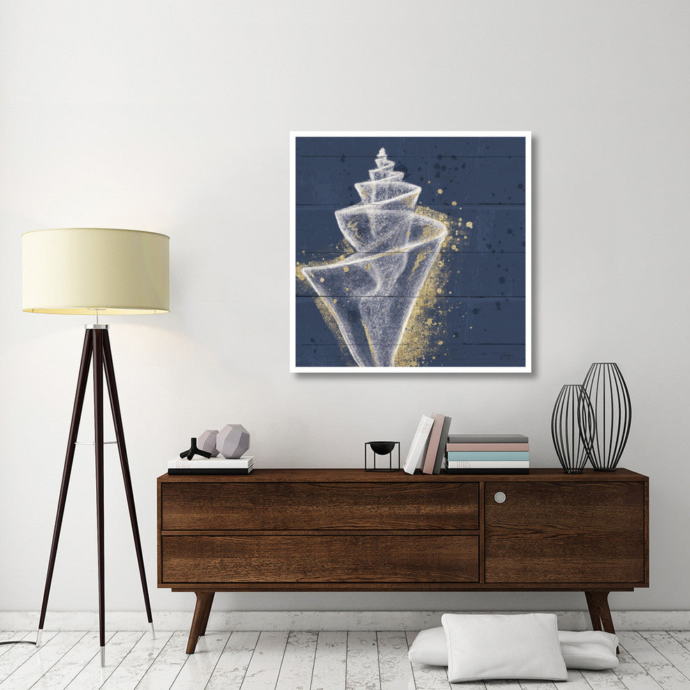 "Calm Seas VIII no Words" Digital Paper Print by Janelle Penner, 42"x42"