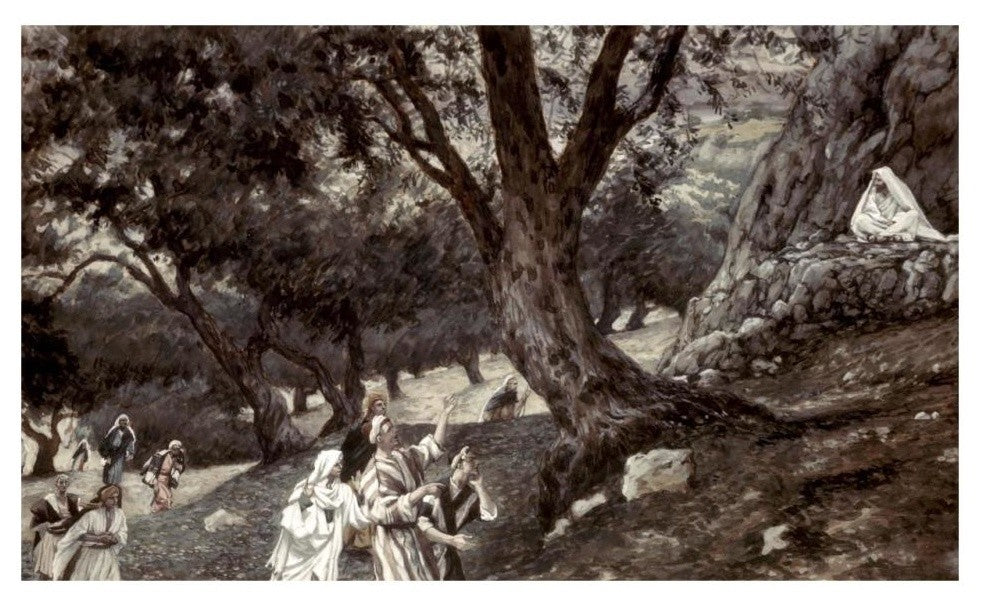 "Jesus Went Out To a Desert Place" Digital Paper Print by James Tissot, 32"x20"