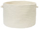 Colonial Mills Basket Boca Raton White Round