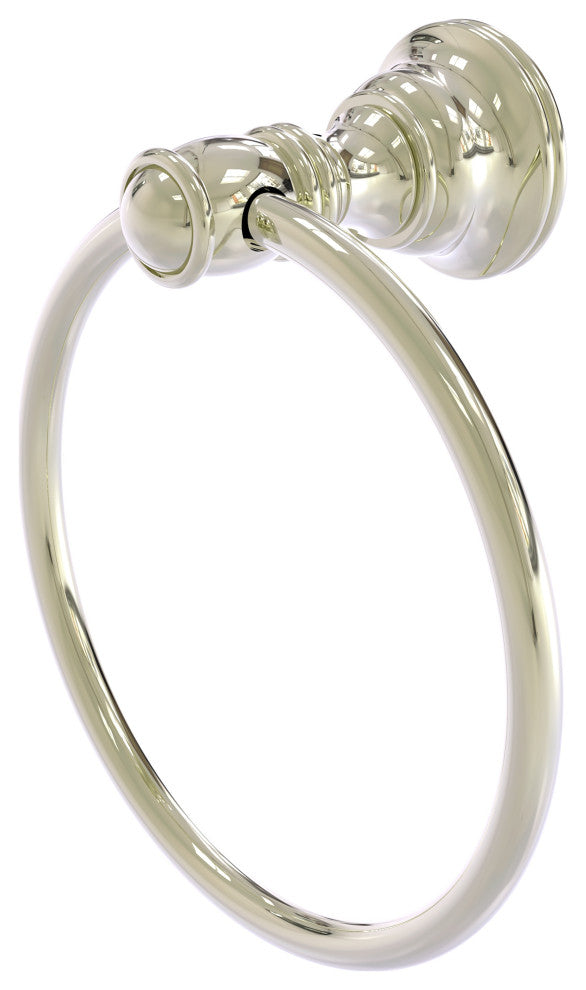 Carolina Towel Ring, Polished Nickel