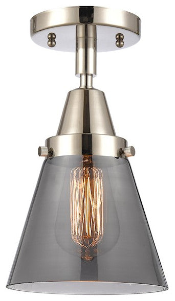 INNOVATIONS LIGHTING 447-1C-PN-G63-LED Small Cone Flush Mount
