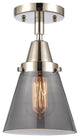 INNOVATIONS LIGHTING 447-1C-PN-G63-LED Small Cone Flush Mount