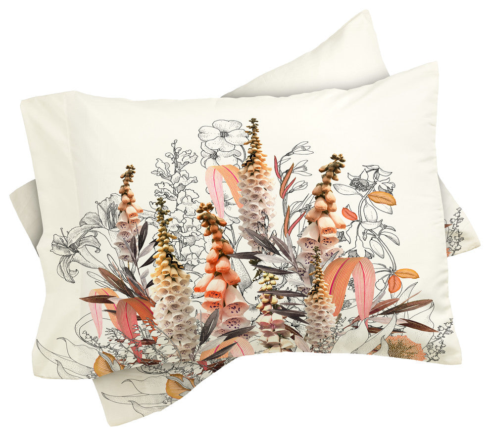 Iveta Abolina Lupines Cream Duvet Cover Set, Twin XL