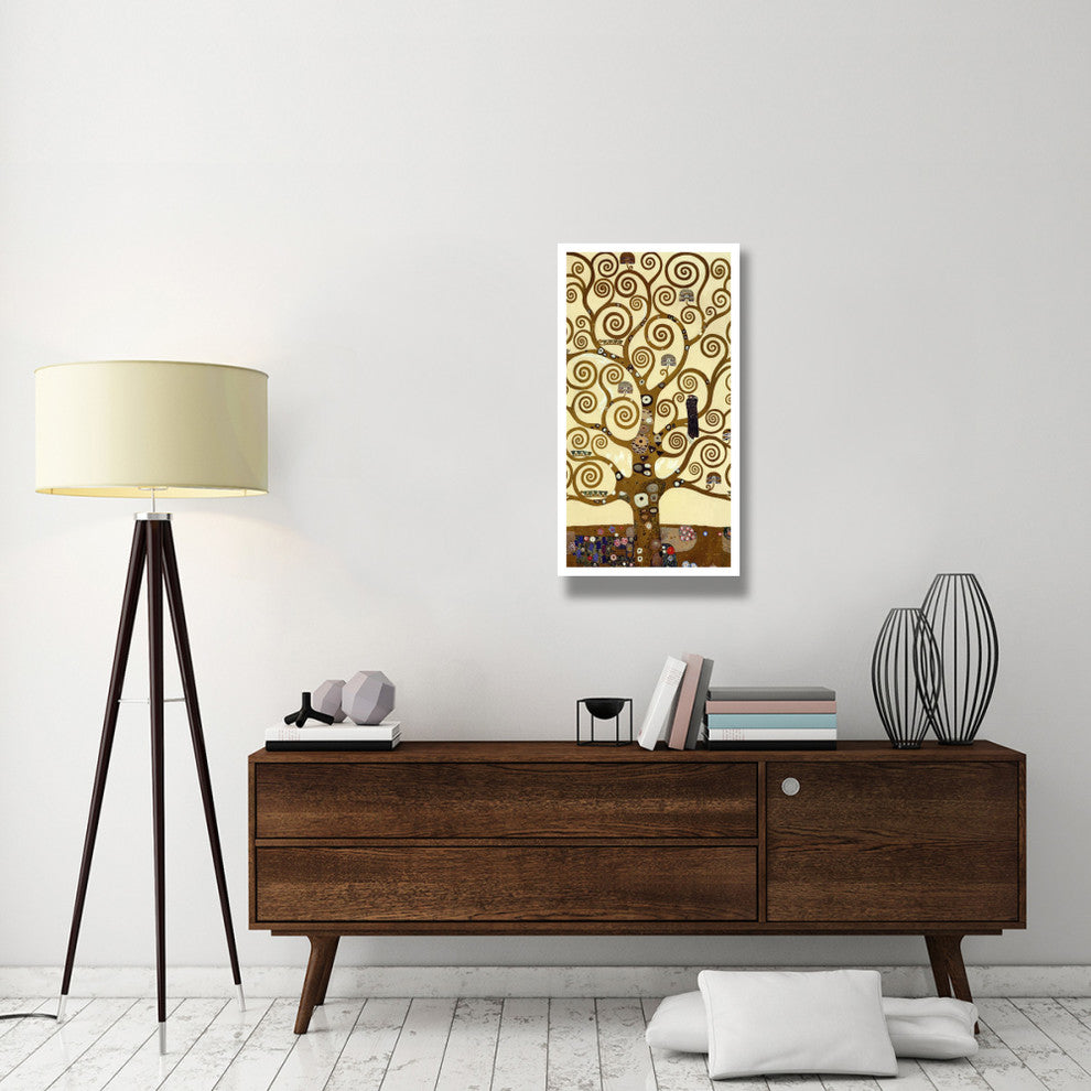 "The Stoclet Frieze (center)" Digital Paper Print by Gustav Klimt, 20"x38"