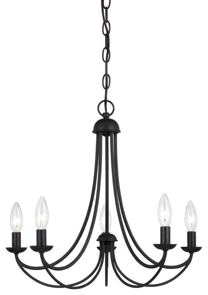 Mirren 5-Light Chandelier, Imperial Bronze