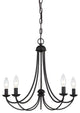 Mirren 5-Light Chandelier, Imperial Bronze