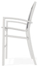 Kendall Sling Bar Height Stackable Outdoor Stool, Moments Navy/Snow