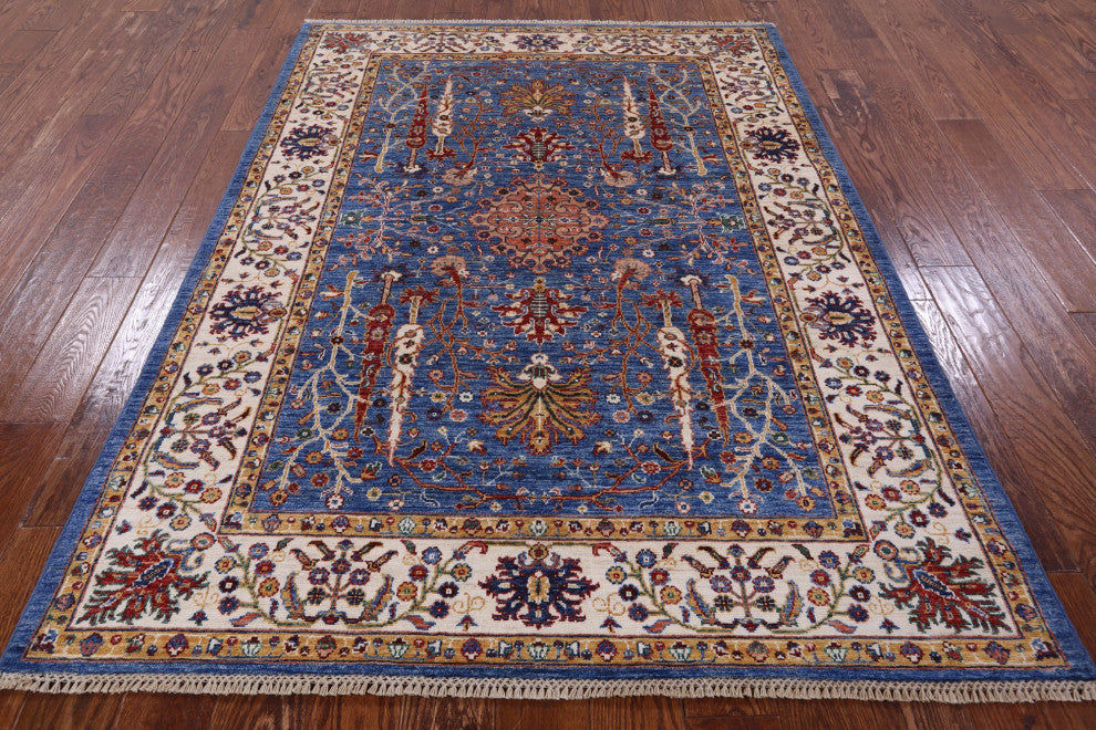 Persian Ziegler Handmade Wool Rug 5' 0" X 6' 8" Q7738