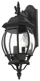 Textured Black Traditional, Colonial, French Historical, Outdoor Wall Lantern
