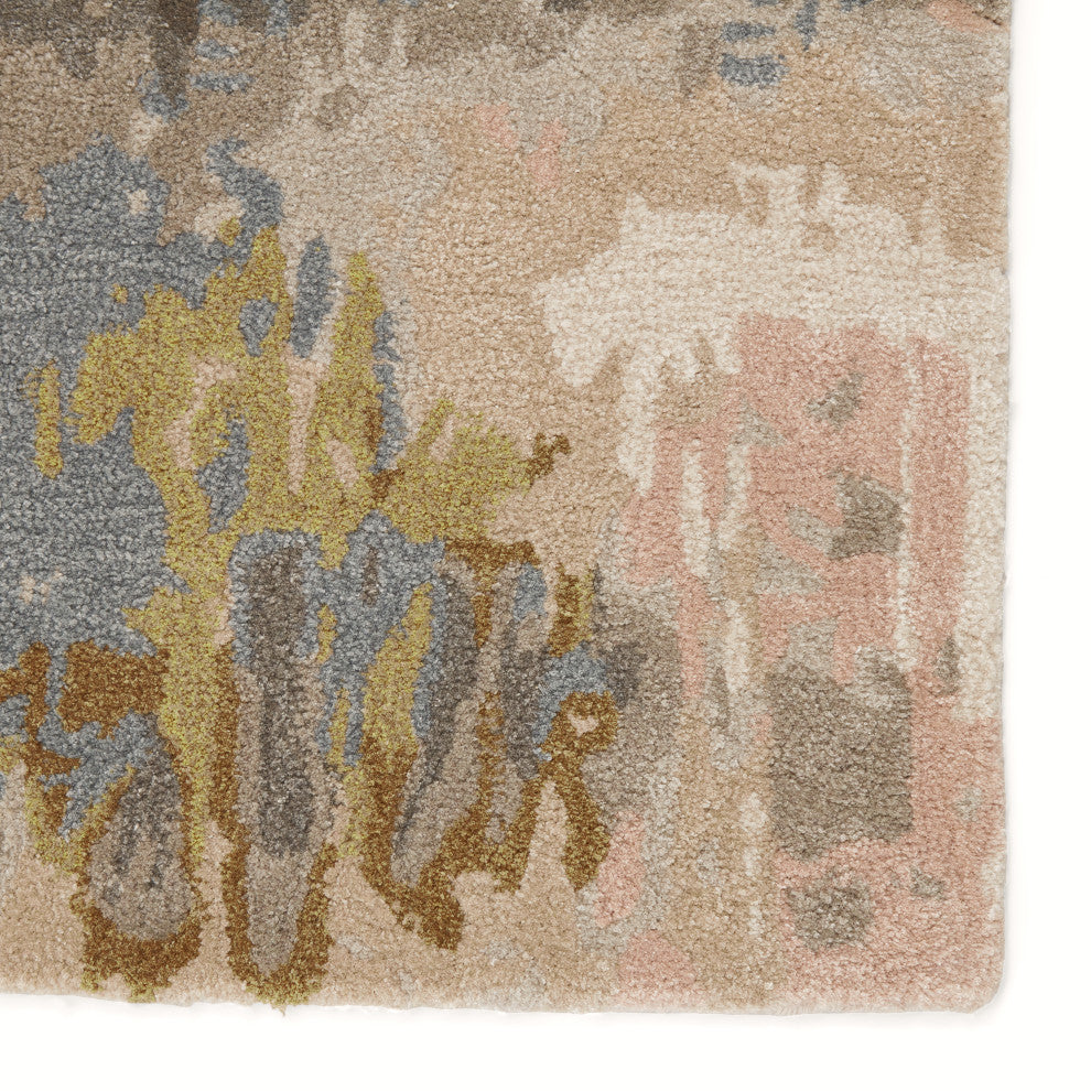 Jaipur Living Benna Handmade Blush/Light Blue Rug, 6'x9'
