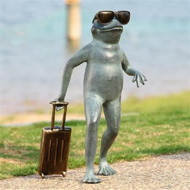 Beautiful Roadtrip Garden Sculpture, frog