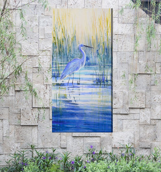 Blue Beauty Outdoor Art 24X48