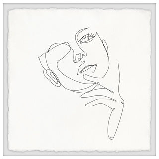 "I Am Thinking" Framed Painting Print, 12x12