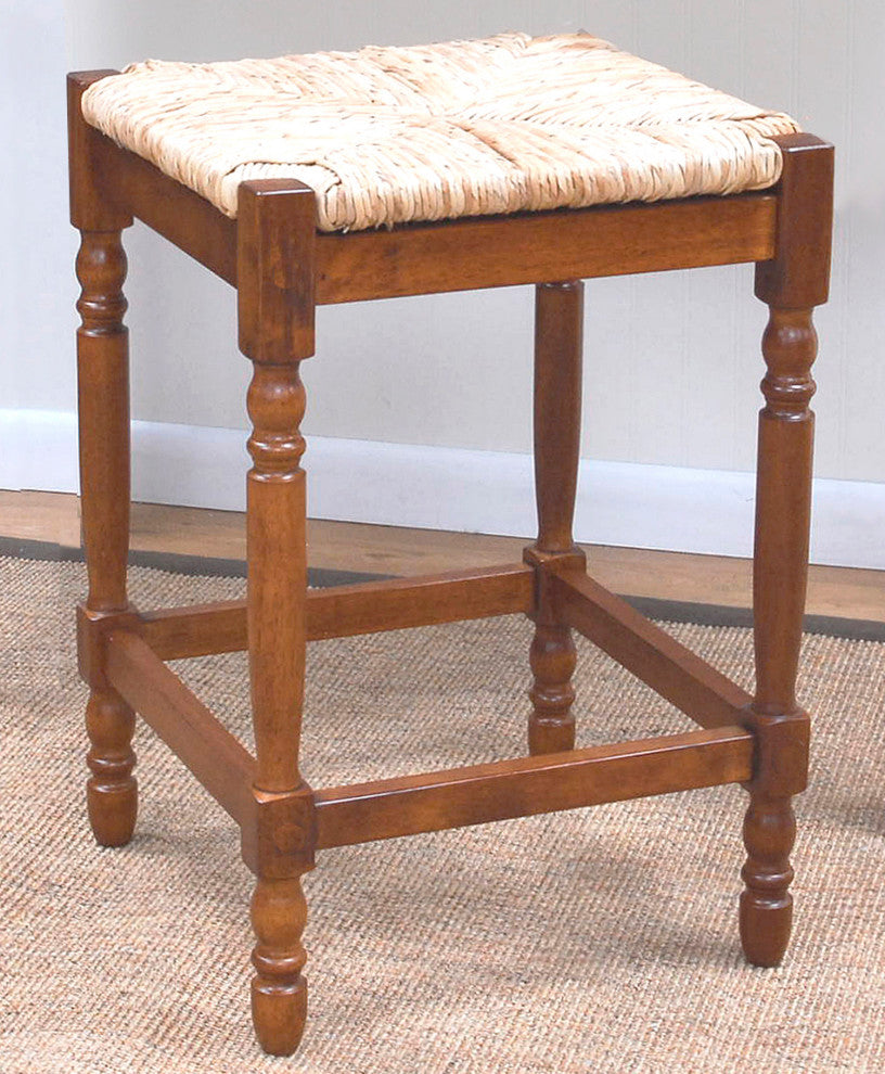 Thomasville Rta 24" Counter Stool, Walnut