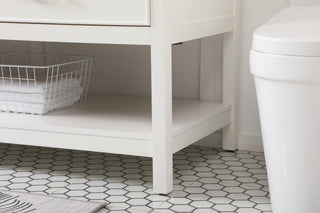 Sally 72" Double Bathroom Vanity, White