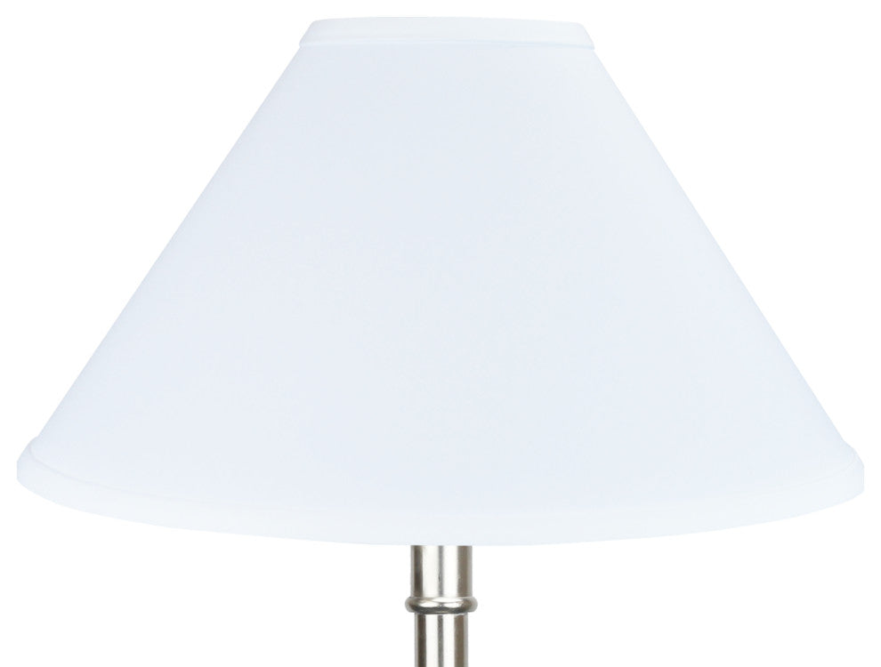 Fenchel Shades 5"x16"x10" Empire Lamp Shade, Linen White