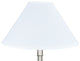 Fenchel Shades 5"x16"x10" Empire Lamp Shade, Linen White