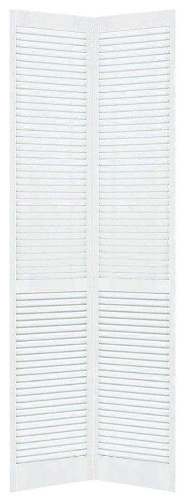 Closet Door, Bi-fold, Kimberly Bay Traditional Louver-Louver White, 80"x32"