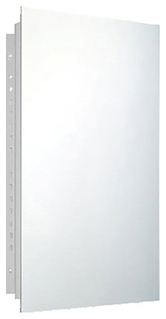 Residential Series Medicine Cabinet, 16"x26", Polished Edge, Recessed