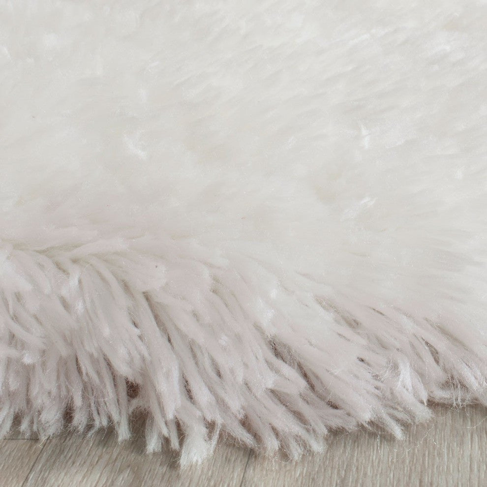 Safavieh Shag 200 SG270A 7' Square White Rug