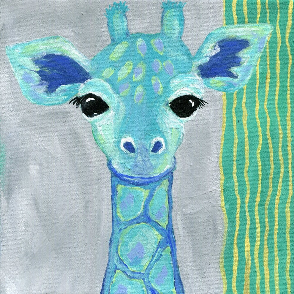"Romeo" Painting Print on Wrapped Canvas, 32"x32"