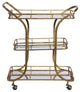 Uttermost Stassi Gold Serving Cart