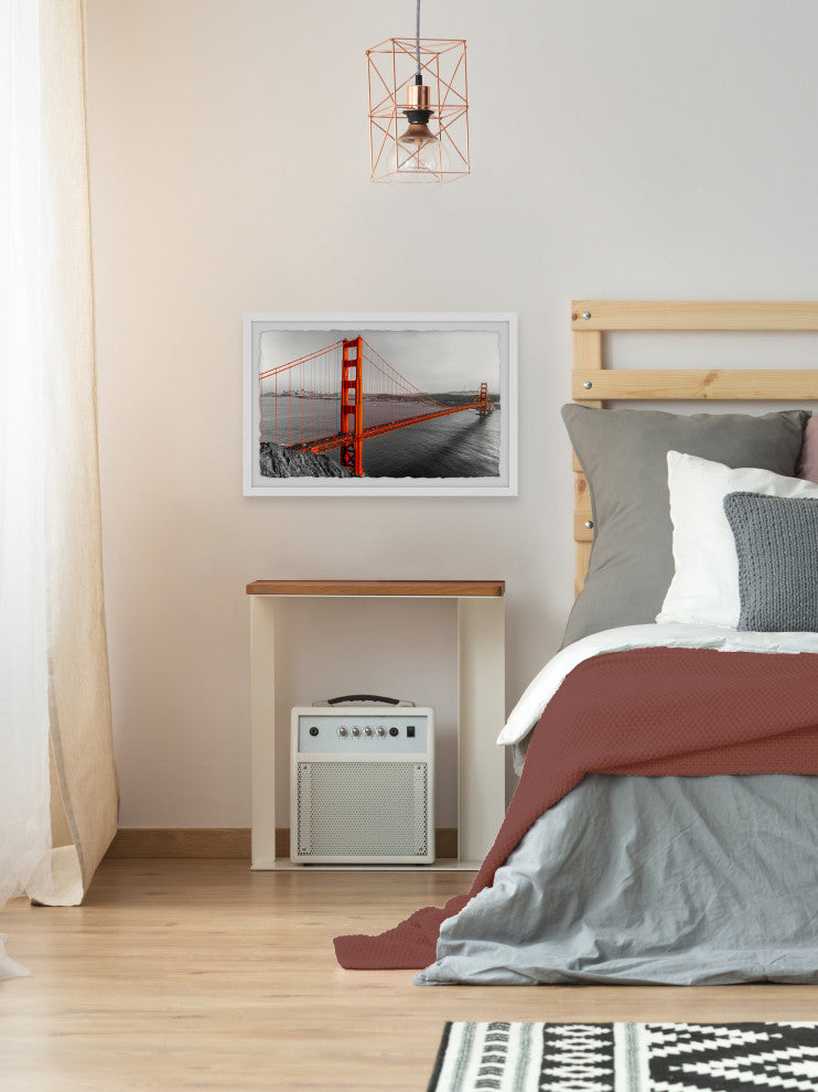 "Find Me in Golden Gate" Framed Painting Print, 45x30