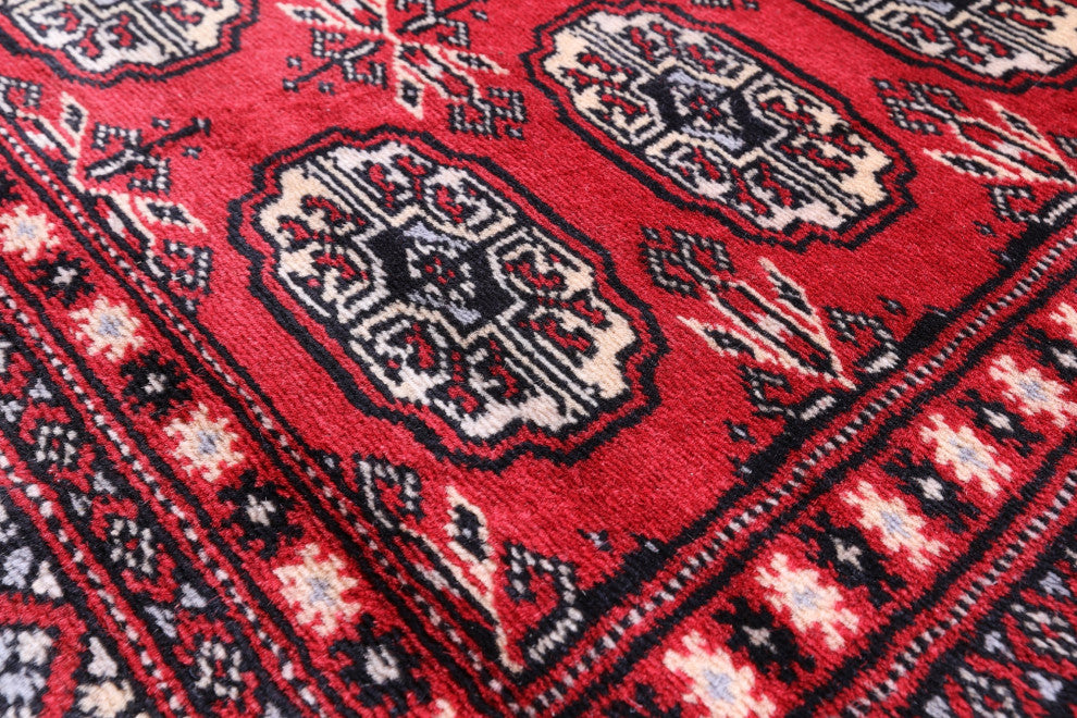 Runner Silky Bokhara Handmade Wool Rug 2' 1" X 5' 10" - Q13824