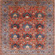 Ahgly Company Indoor Square Mid-Century Modern Area Rugs, 4' Square