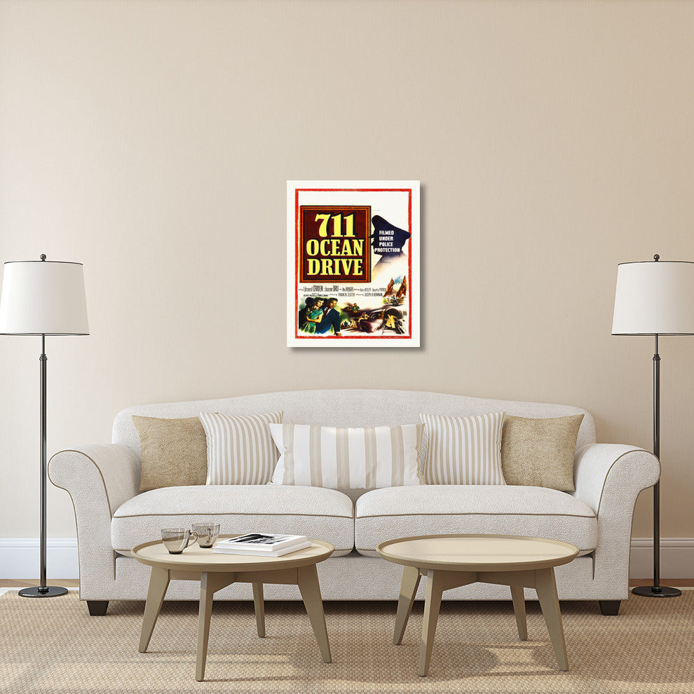 "711 Ocean Drive" Stretched Canvas Giclee by Hollywood Photo Archive, 29x36"