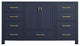 Avanity Modero 60" Single Bath Vanity Only, Navy Blue
