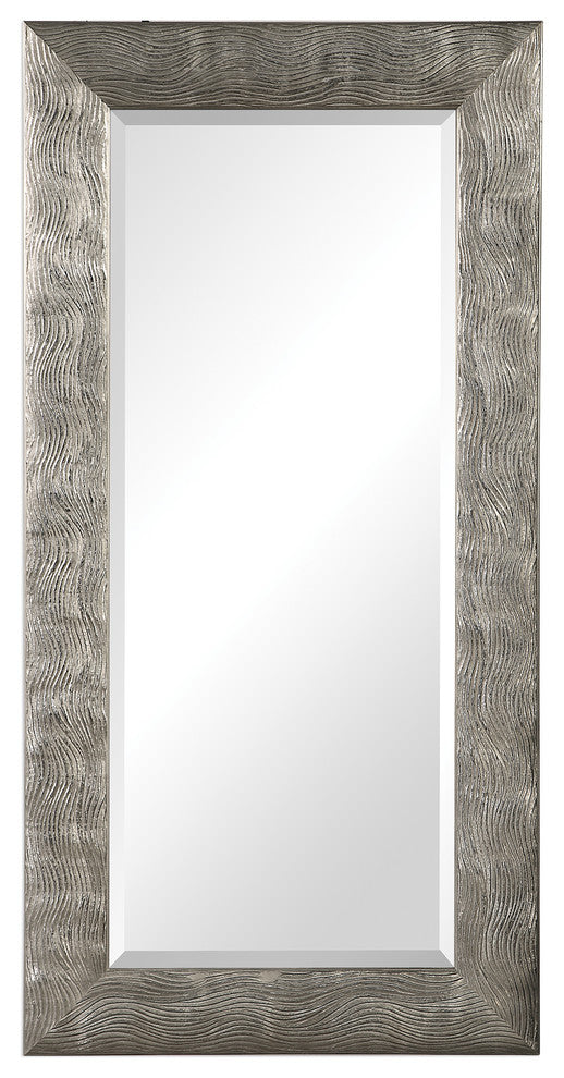 New Uttermost Maeona Metallic Silver Mirror