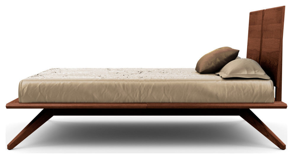 Copeland Astrid Bed With 2 Headboard Panels, Cognac Cherry, Cal King