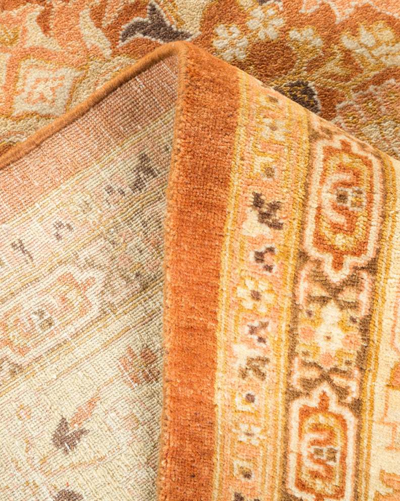 Jocelyn, One-of-a-Kind Hand-Knotted Area Rug Brown, 6'2"x9'1"