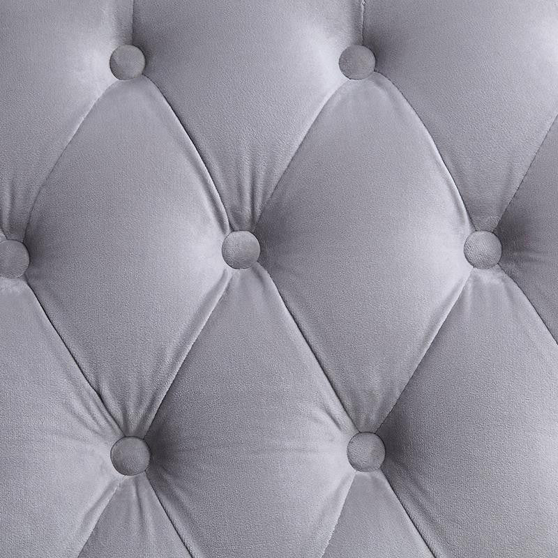 Lv00254 Sofa With 6 Pillows, Gray Fabric Galelvith