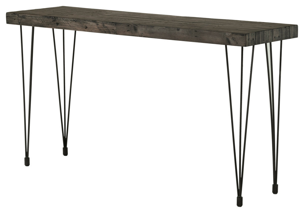 First of A Kind Boneta Console Table Weathered Gray