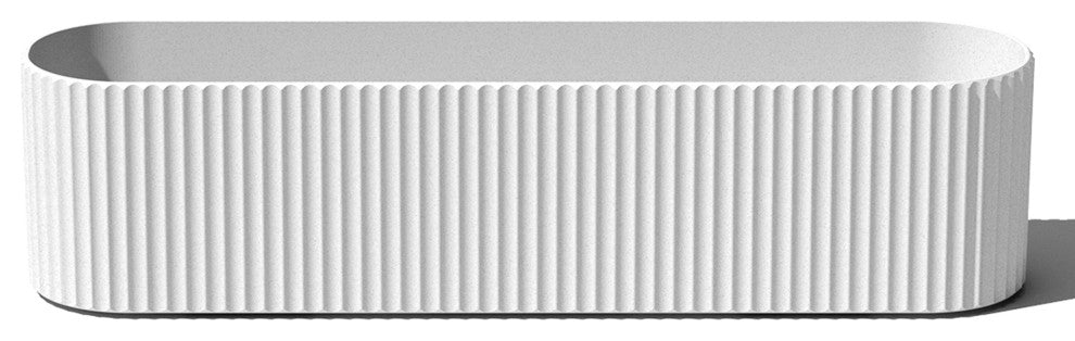 Veradek Demi Series Window Box 36" Planter, White, 36 Inch, 1 Pack