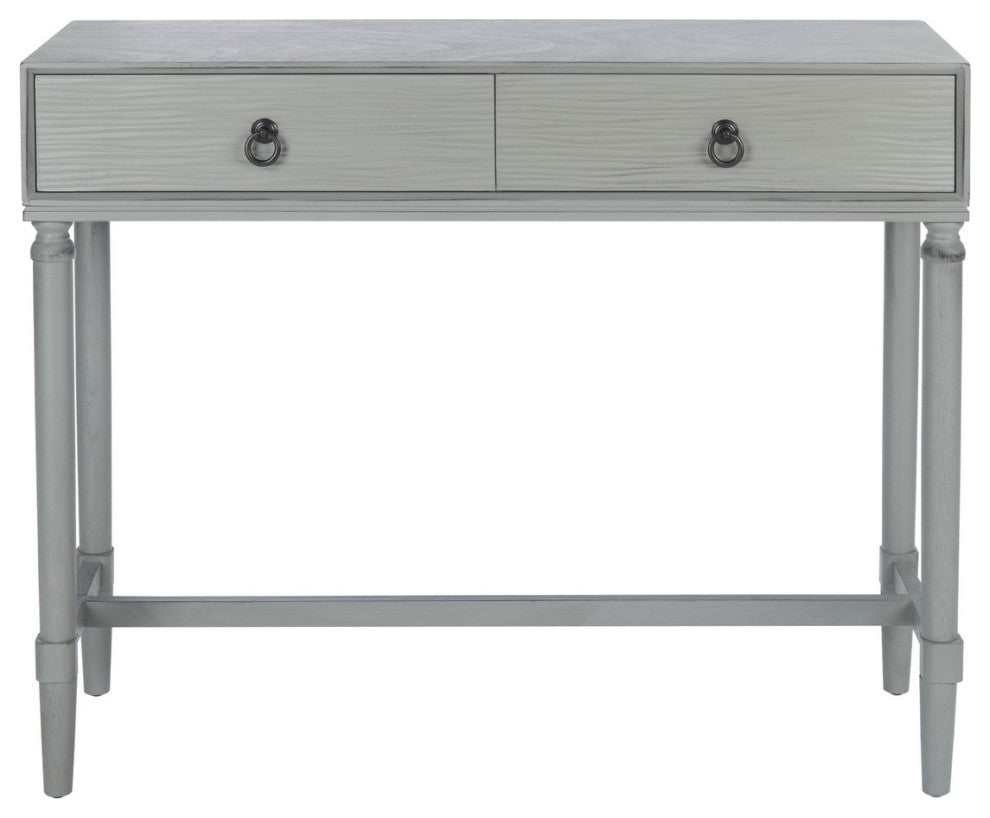 Berri 2 Drawer Console Table Distressed Grey