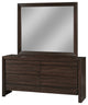 Modus Element 6 Piece Cal King Bedroom Set With 2 Nightstand, Chocolate Brown