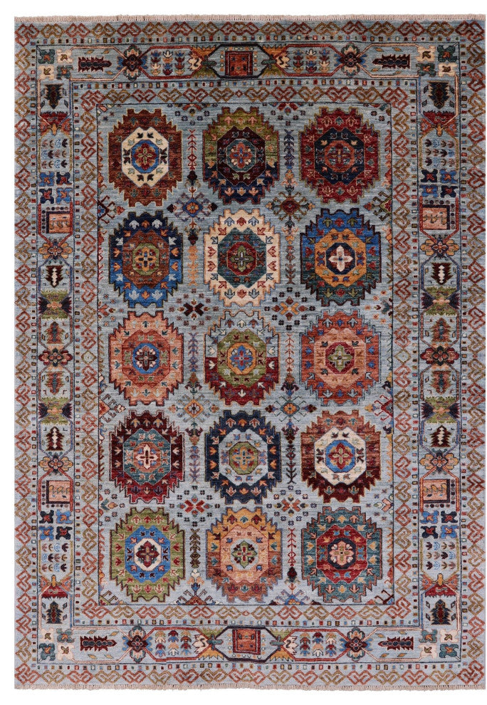 Fine Turkmen Ersari Handmade Rug 5' 8" X 7' 10" Q10567