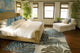 Sparta 3182 Ivory Florea Rug, 2'6"x10' Runner
