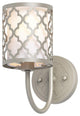 1-Light Vanity Wall Light Lamp Modern Wall Lights With Platinum Finish