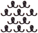 Design House 207753 Double Robe Hook - 10 Pack - Oil Rubbed Bronze