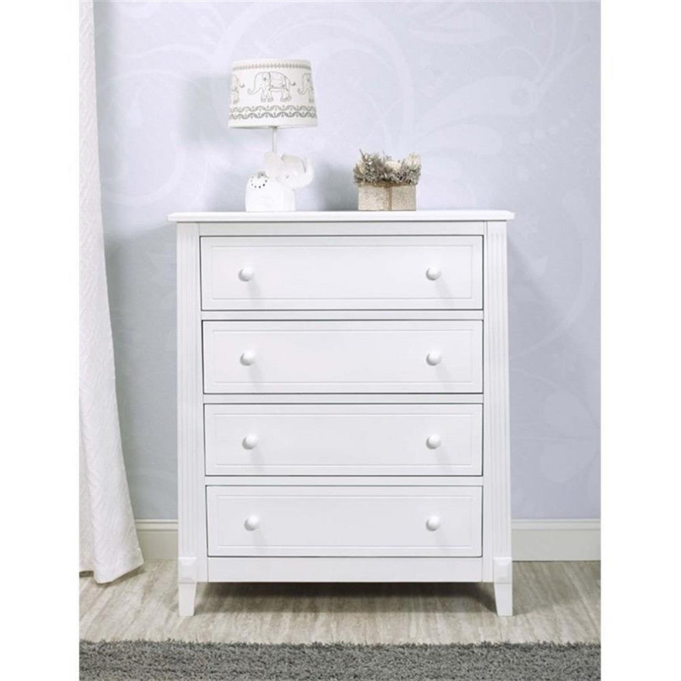 Sorelle Berkley 4 Drawer Chest in White