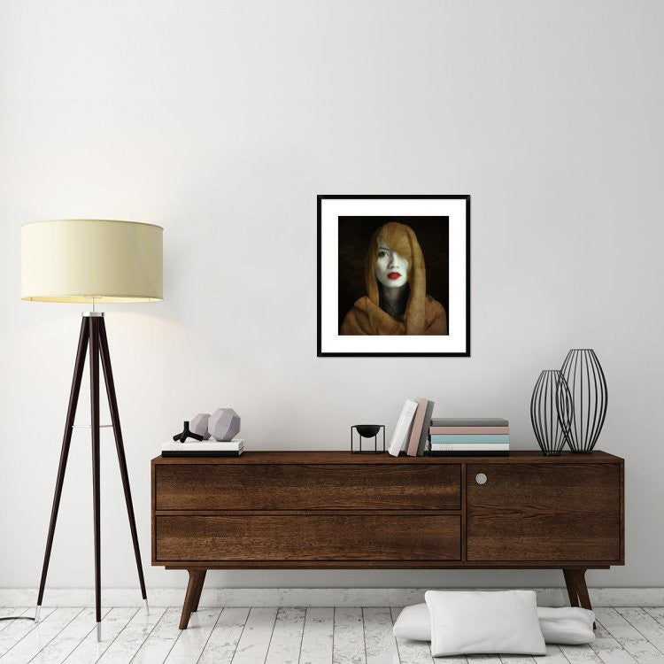 "Kemuning" Framed Digital Print by Hari Sulistiawan, 28x30"