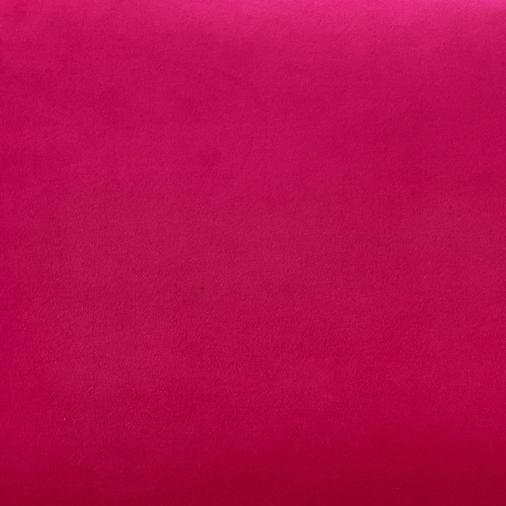 TOV Furniture Avery Pink Velvet Chair With Polished Gold Base