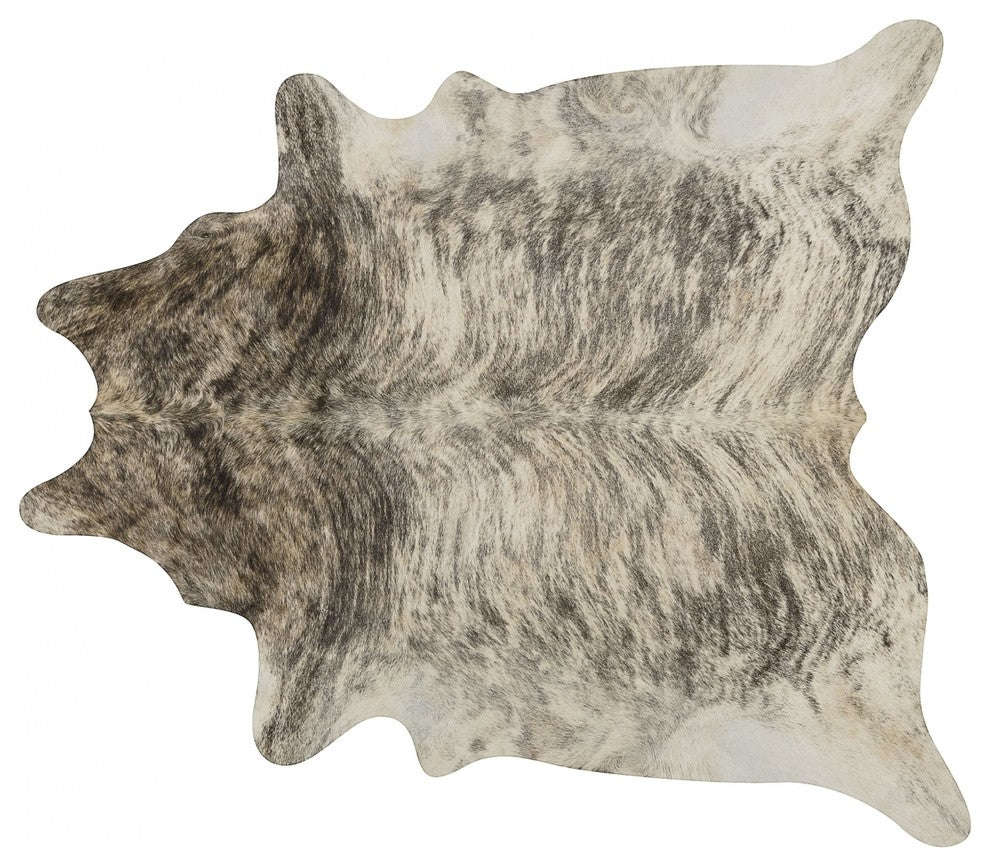 Pergamino Brindle Light Cowhide Rug, Large