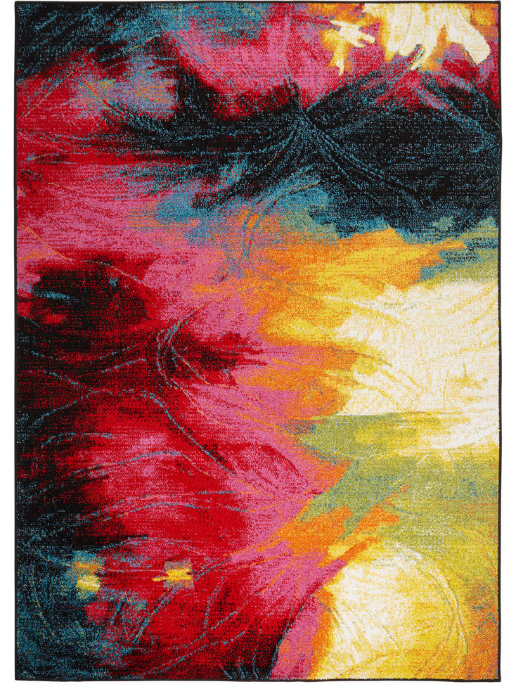 Home Dynamix Splash Mondrian Area Rug 7'10"x10'2", Abstract Multi