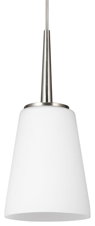 Generation Lighting 6140401 Driscoll 5"W Mini Pendant - Brushed Nickel